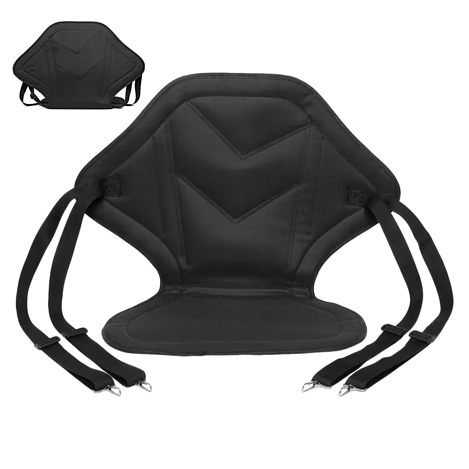 Kayak Seats with Back Support Adjustable Padded Boat Seat