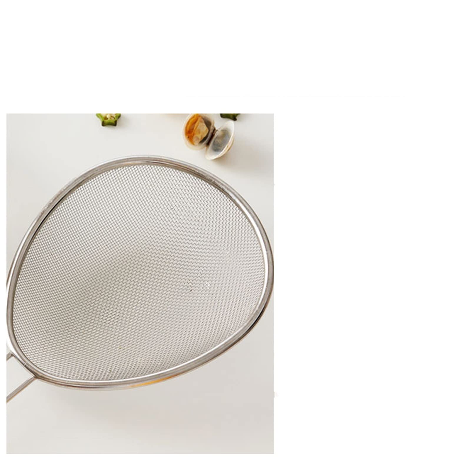 Espumadera de Cocina, colador de Filtro de Alambre de Malla Fina con Mango Largo for Grasa/Espuma, tamizar la harina, freír, blanquear Verduras (Color : B)