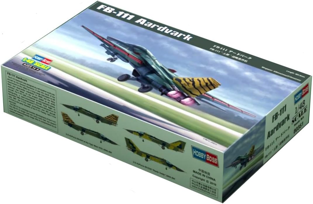 Hobby Boss FB-111 Aardvark Airplane Model Building Kit
