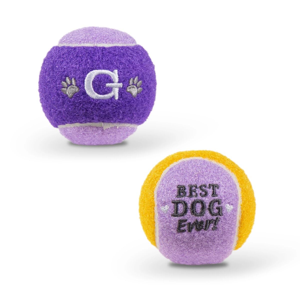 History & Heraldry Personalised Dog Balls – Pet Toy for Fun & Play – Durable, Chew-Resistant Fetch Balls for Small, Medium & Large Dogs (G)