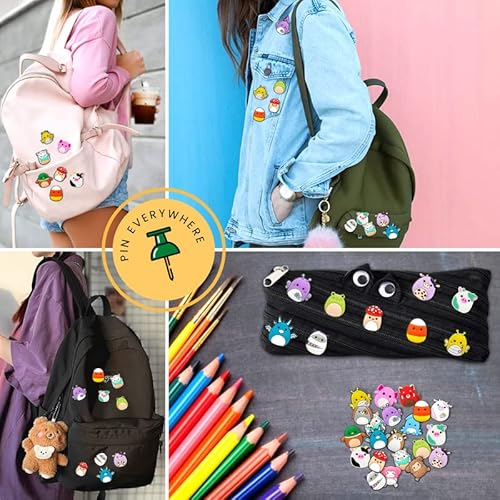 20 Pcs Cute Pins For Backpack Pins Aesthetic Brooch Pin Badges Cartoons For Clothing Bags Jackets Clothes Jeans Hats Decor Accessories Supplies Diy Crafts Party Decoration Pin Set Bulk Teen Boy Girl #TOP2