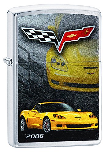 Encendedor Zippo Chrome Brushed Classic miniatura 1