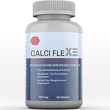 Vitaminhaat Calciflex Advanced Calcium, Bone Building Formula, 500 mg, 90 Tablets, With Vitamin K2, Zinc, Phosphorus, Magnesium