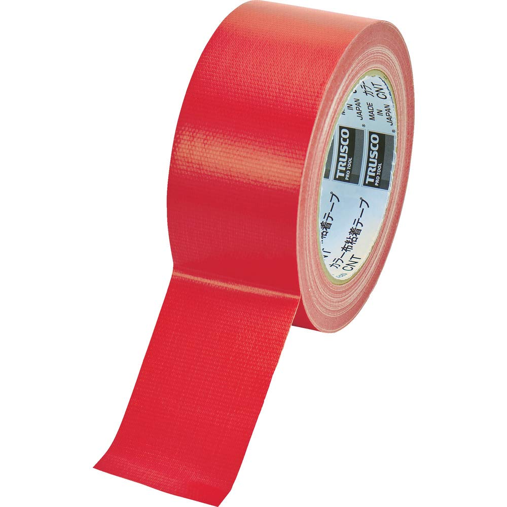 TRUSCO Color Cloth Adhesive Tape CNT-5025-R