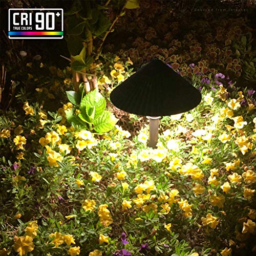 Leonlite Low Voltage Landscape Lights, 3W 12V Pathway Lighting Wired, Ip65 Waterproof Light For Yard Lawn, Etl Listed, Bronze Aluminum Housing, 3000K Warm White, Pack Of 4 #TOP1