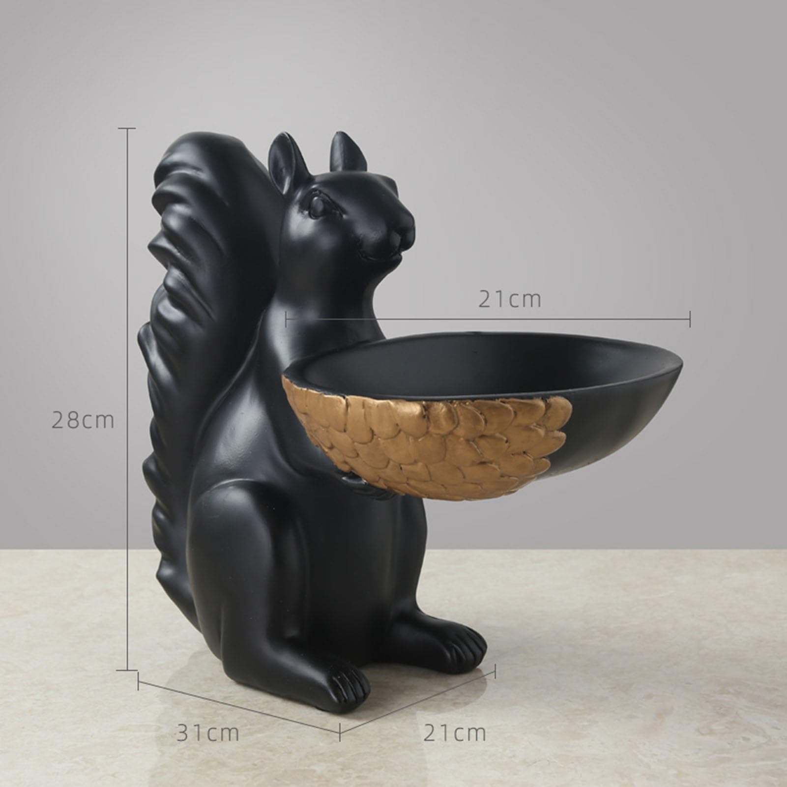 Decoración de Escritorio, Escultura Decorativa para el hogar, Estatua artística de Figura de Escritorio, Estante Decorativo de Estatua, Soporte para Llaves y Aperitivos,