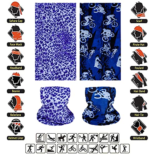 Image of Neck Gaiter Masks Tube Scarf,Seamless Bandanas Buffs Gators,Ourdoor Face Mask Face Covering Multi Headwear