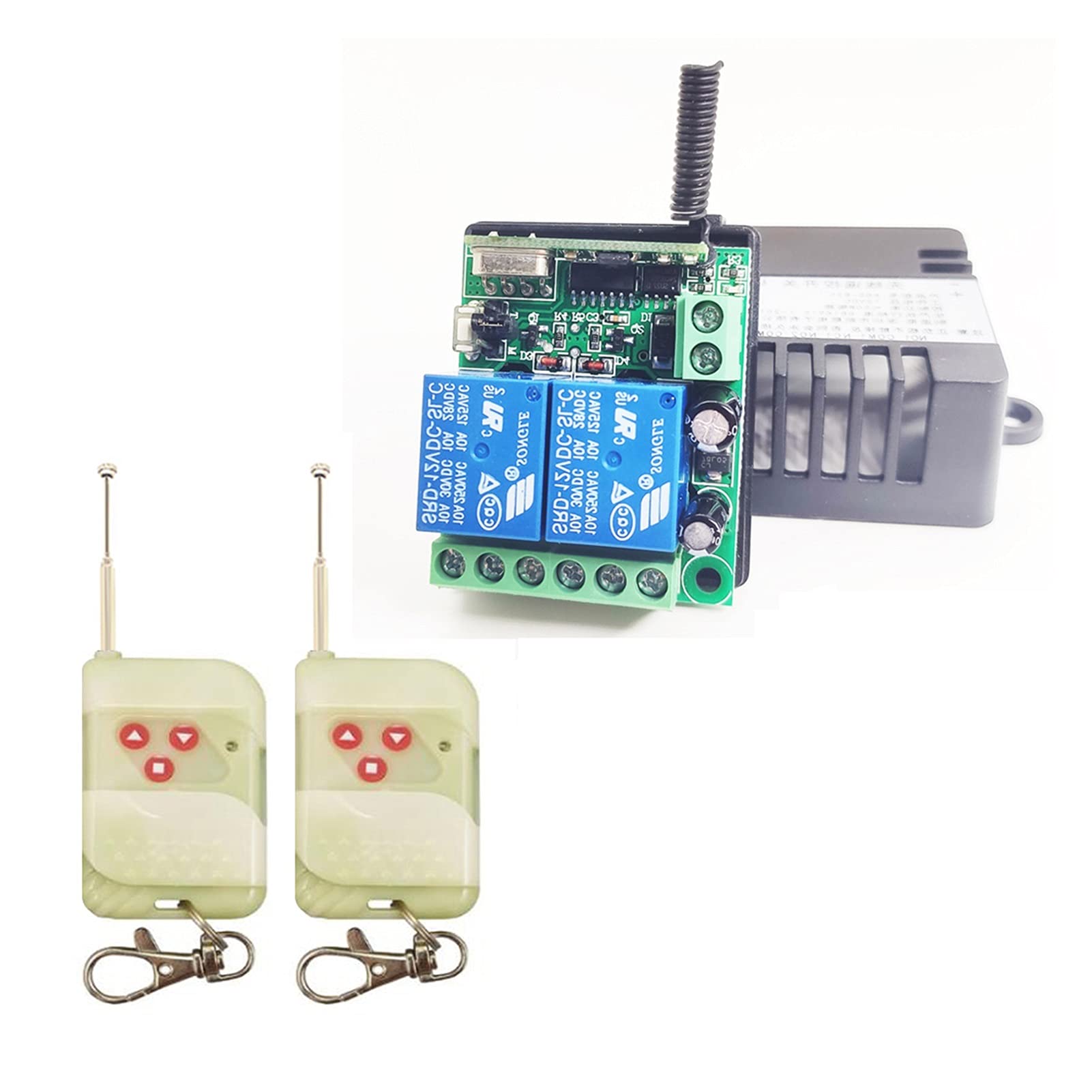 Actuador lineal con módulo de control de motor 12V y mando inalámbrico gris