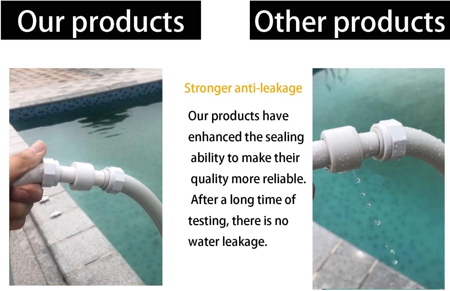 MAKHOON Upgraded Pool Cleaner Hose Ball Bearing Swivel D20 for 180 280 380 3900 Kreepy Krauly ED05 Pool Cleaner Ball Bearing Swivel D20, D-20 (6)