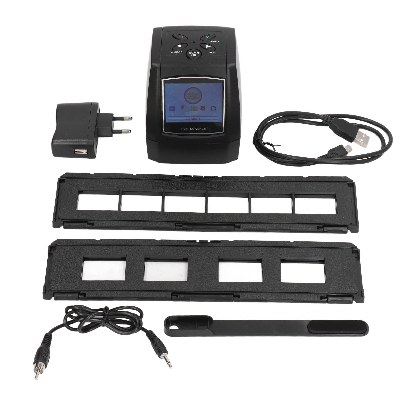 Scanner per Diapositive Pellicola, Display a Colori 2.36in TFT USB 2.0 5.0mp