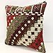 Kilimwarehouse Kilim Pillow Cover Handmade 18x18 inch (45x45 cm) Oriental Kilim Pillow Cover Home Decor Throw Pillow Cover Accent Kilim Cushion Cover Vintage