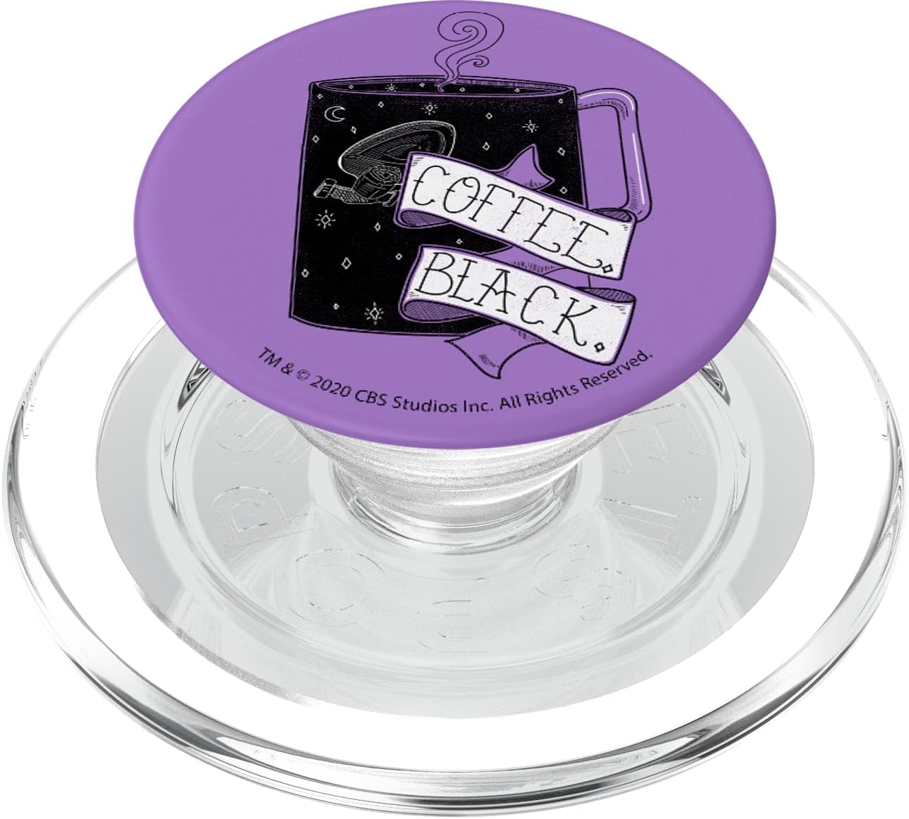 Star Trek: Voyager Coffee Black PopSockets MagSafe PopGrip for iPhone