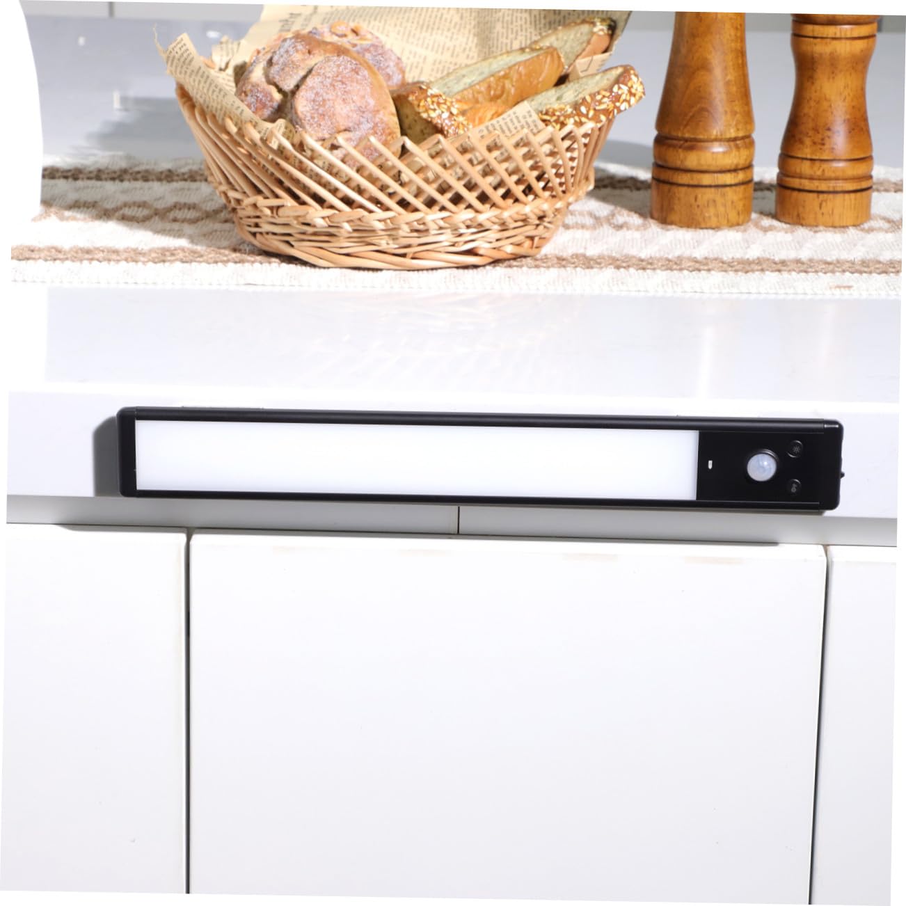 NUOBESTY 4piezas Luces Led Sensor De Movimiento Barra De Luz Led Para Debajo Del Gabinete Iluminación Automática