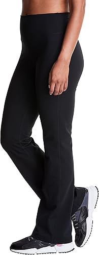 Miniatura 3 de Champion Pantalones acampanados para mujer, tacto suave, absorbentes de humedad, pantalones acampanados para mujer, 31.5
