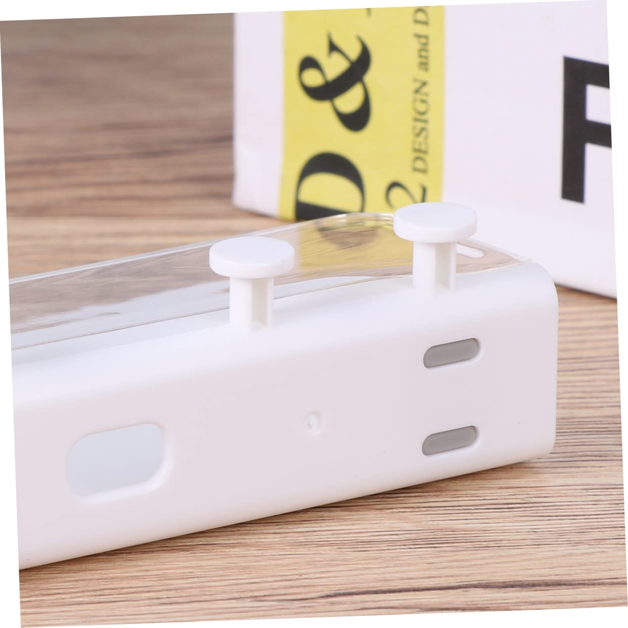 Hemobllo 3pezzi Supporto Multifunzionale Da Parete Per Telefono Porta Chiavi e Rack Murale Per Casa Design Bianco e Trasparente Per Soggiorno Cucina e Bagno