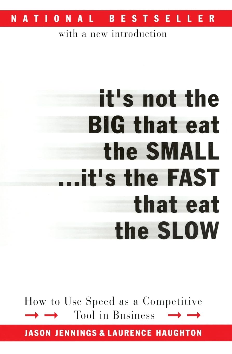 It's Not the Big That Eat the Small...It's the Fast That Eat the Slow: How to Use Speed as a Competitive Tool in Business cover