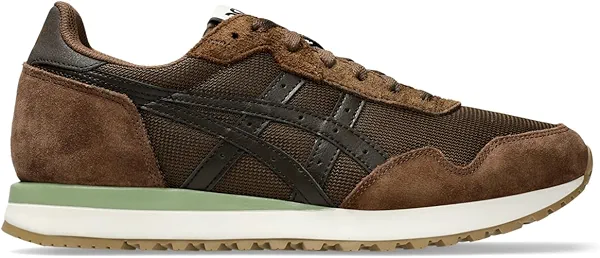 ASICS Unisex Tiger Runner II Sportstyle Shoes, 7M / 8.5W, Brown Storm/Black Coffee