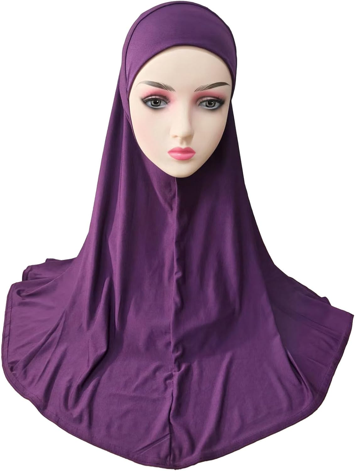Ready To Wear Hijab For Women Instant Turban Stretch Soft Muslim Scarf For Prayer Long Hijabs Islamic Jersey Abaya - Image 5