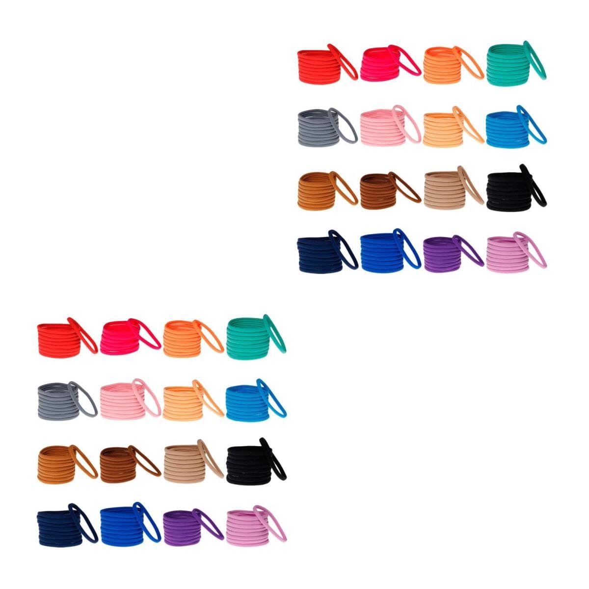 FRCOLOR 72 Piezas banda para el cabello sin costuras lazos para el cabello para niños accesorios para bebe anillo de pelo banda de pelo de nailon elasticidad Accesorios para el cabello