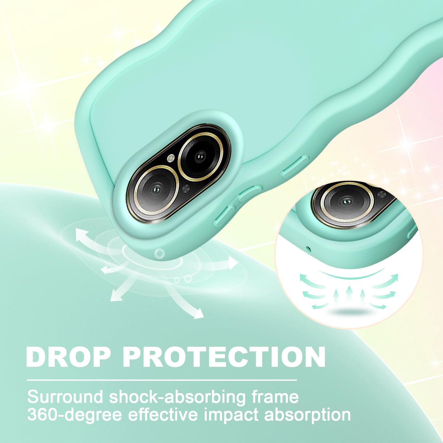 UPLAI Cover per Realme C67 4G, Ultra Sottile Morbido TPU