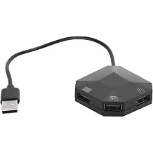 Keyboard and Mouse Converter Adapter, ABS Keyboard and Mouse Convertor for, Key Mapping, Controller Signal Conversion, Compact Setup for Console Players