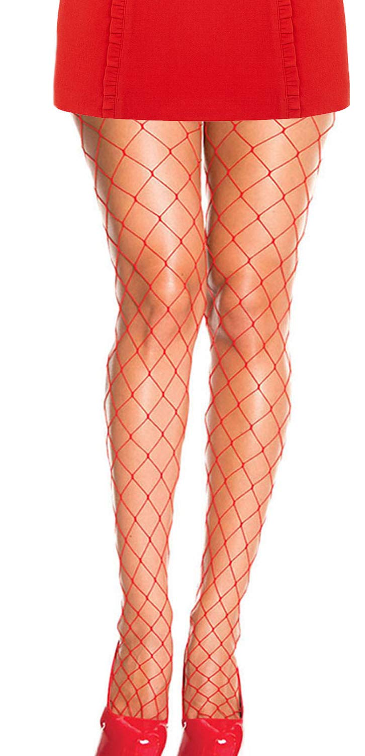 netted pantyhose