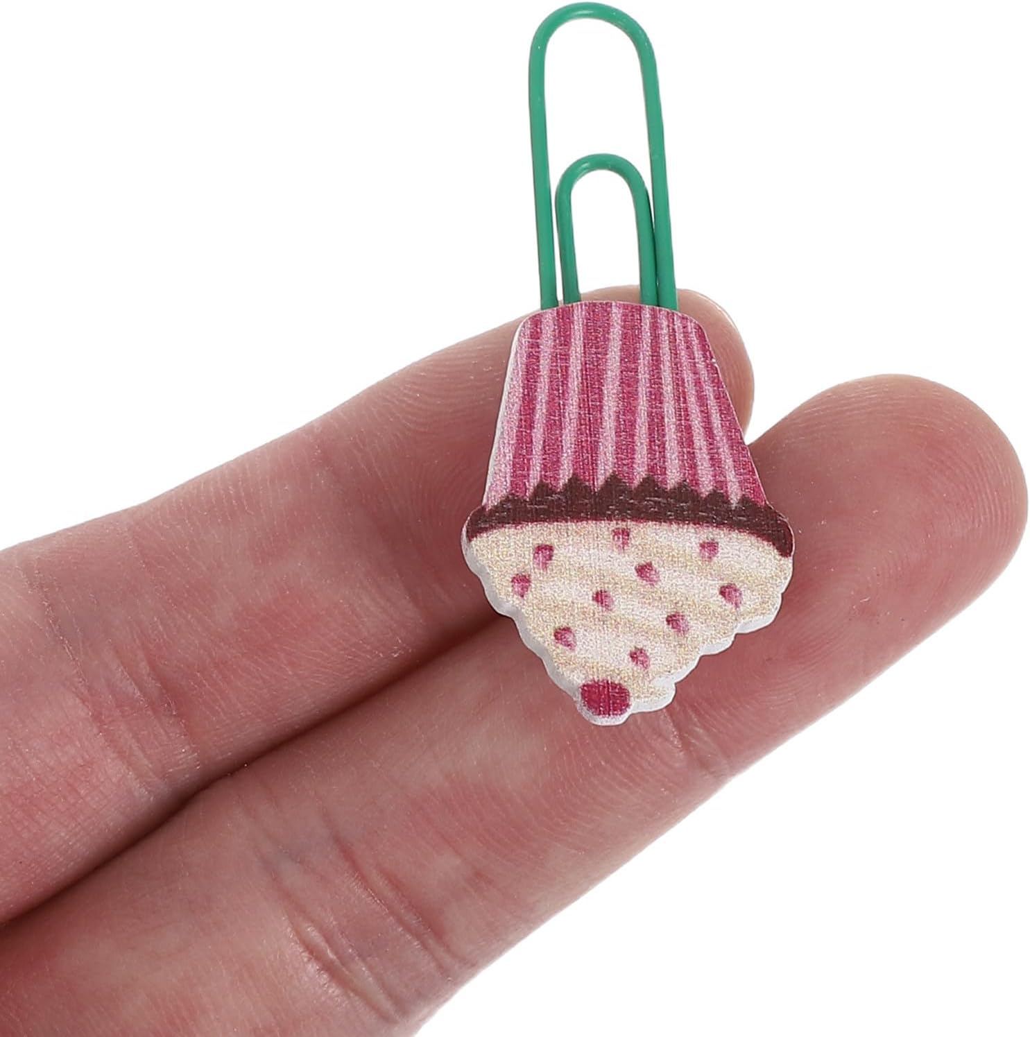 100pcs Ice Cream Shaped Metal Paper Clips Cute Decorative Accents image 3