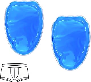 Vasectomy Reusable Cold Ice Packs for Testicular Support and Pain Relief, Vasectomy Gift for Men (Blue-2 Excluding Underwear) (Blue-2)