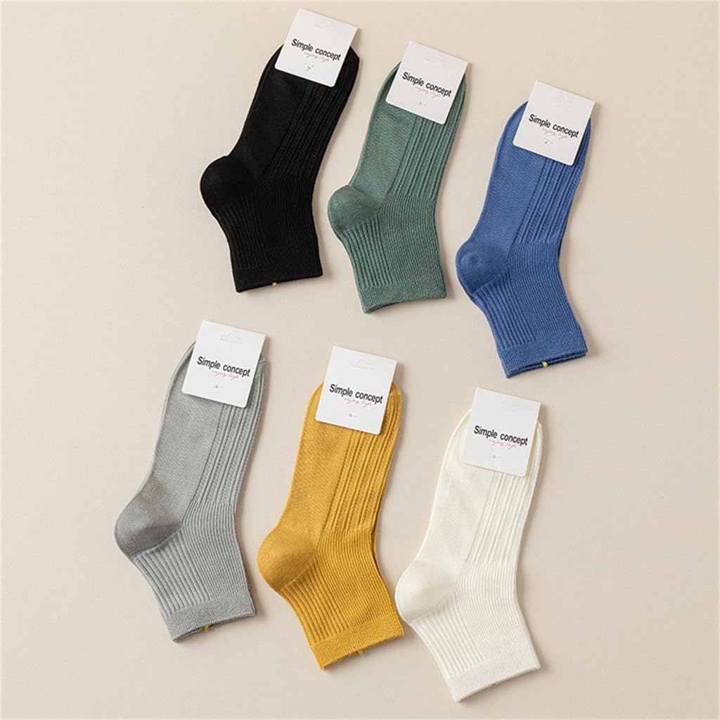 Color Men Sock Spring Autumn Casual Basic Stocking Vertical Stripes Breathable Comfortable Casual Sports