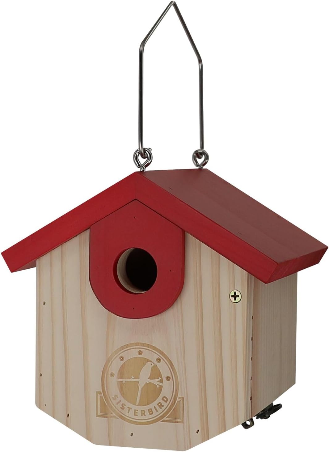 SISTERBIRD Wren Bird Houses for Outside Cedar Hanging