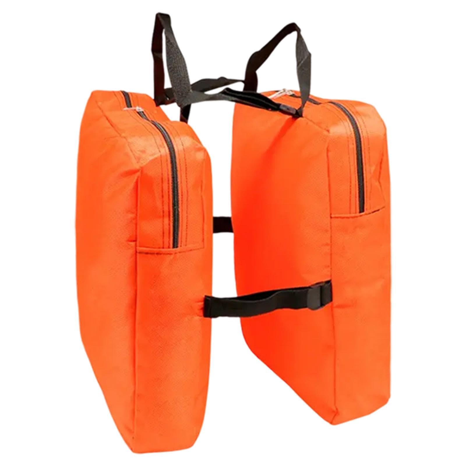 JAZZY PEARLS® Hanging Luggage Organizer Suitcase Storage Bag for Travel Accessories Laptop Orange-image-23