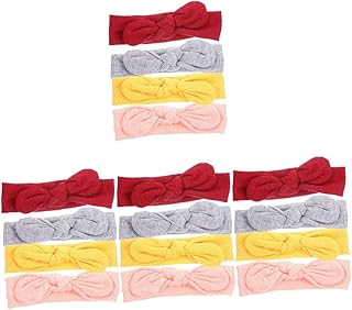 Beaupretty 16 Pçs Acessórios De Cabelo Meninas Hijab Faixa De Cabeça De Bebê Faixa De Cabeça Elástica Para Bebê Faixa De Cabelo Infantil Faixa De Cabelo Infantil Arcos De Cabelo De Menina