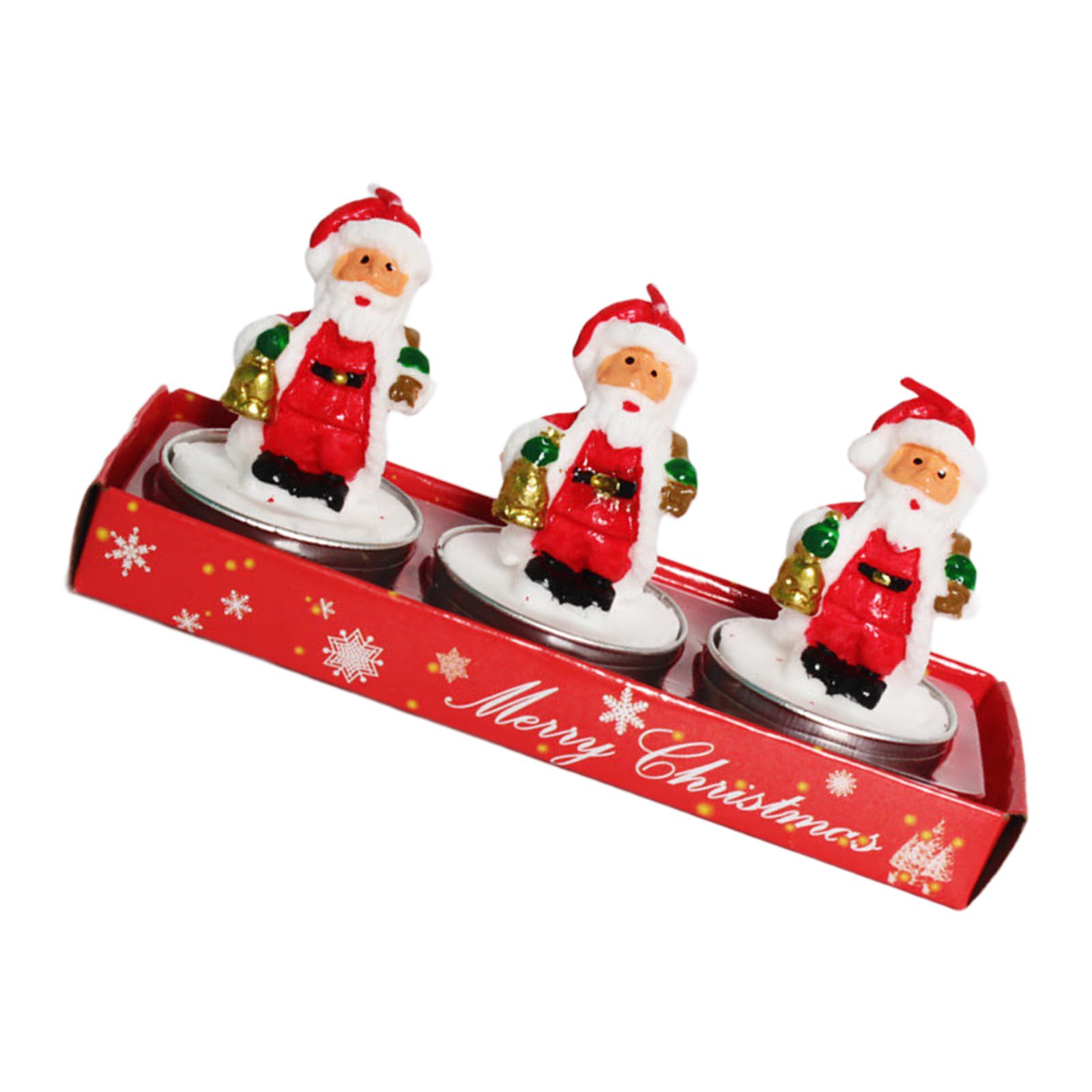 Delicate Santa Clauses Santas Hat Christmas Tealight Christmas Decorations for Wedding Home Party Delicate Santa Hat