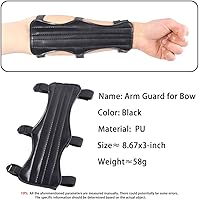 Vista 2 de Protector de brazo de tiro con arco recurvo AF para arco largo