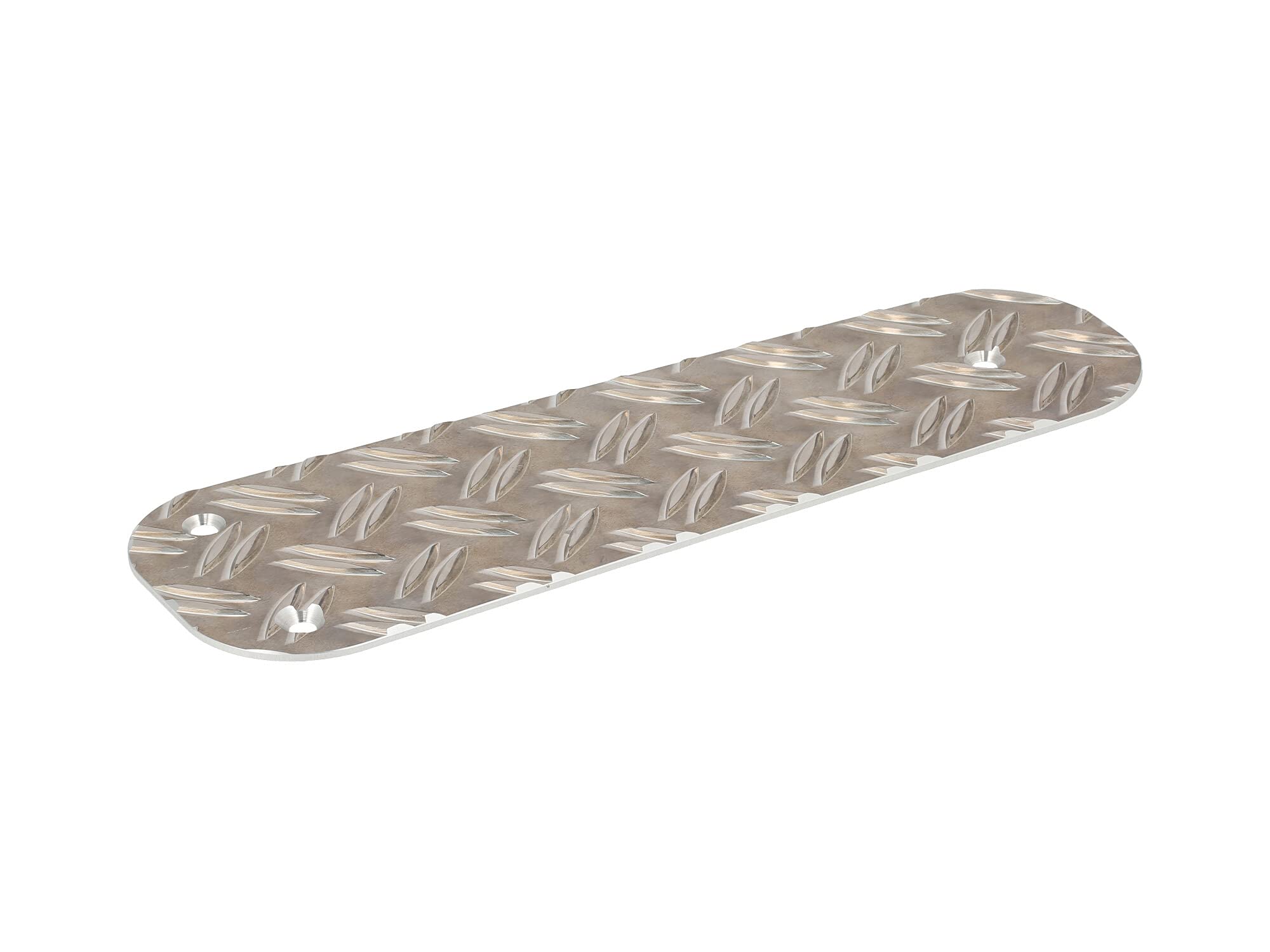 Set: Trittbretter + Armaturenblech, Aluminium-Riffelblech - für Simson Schw