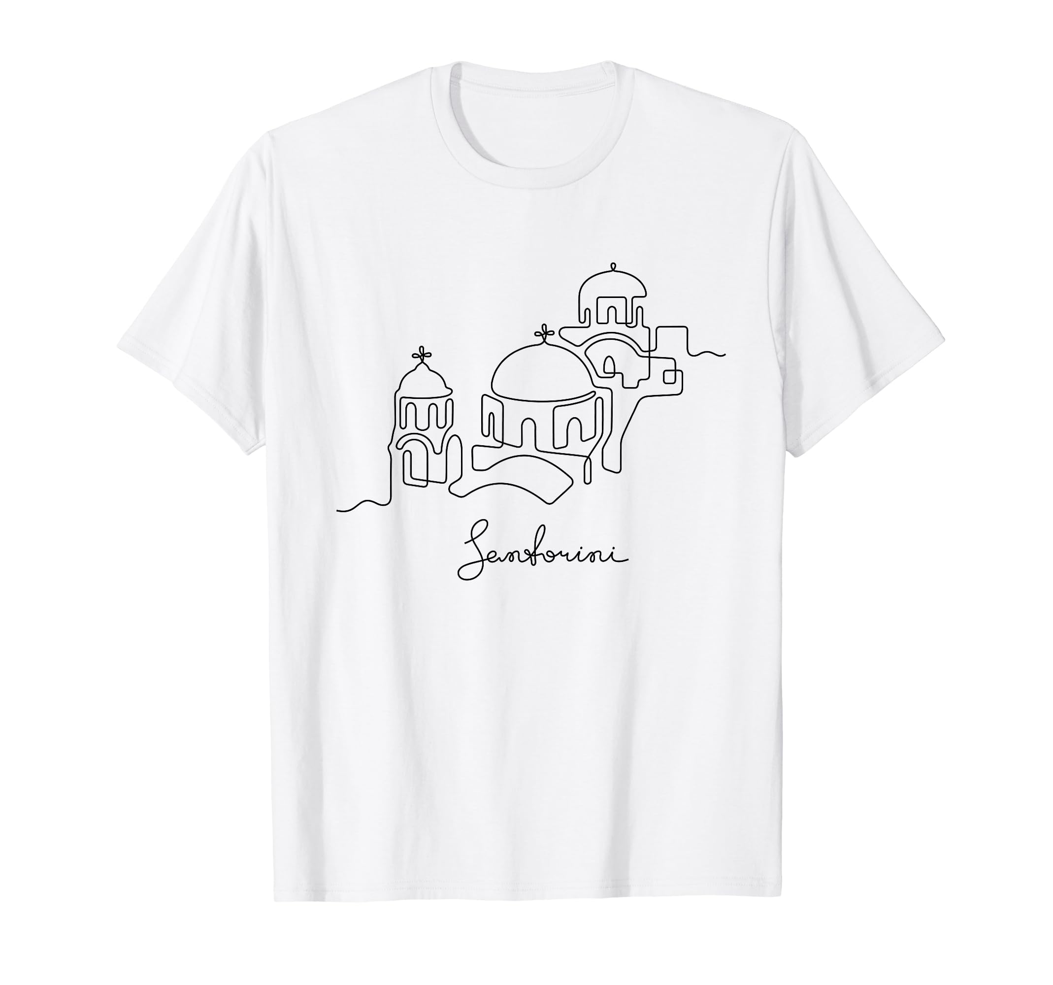 Europe Greece Athens Santorini Family Vacation Souvenir Tee T-Shirt