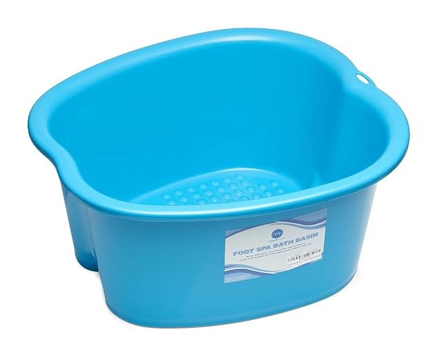 AllSett Health Foot Soaking Bath Basin Large Size for Soaking Feet Pedicure and Massager Tub for at Home