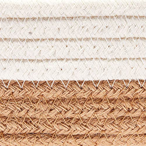 Juvale White Woven Fruit Basket Set With Handles (9.8 X 8.7 X 2.8 In, 3 Pack) #TOP2