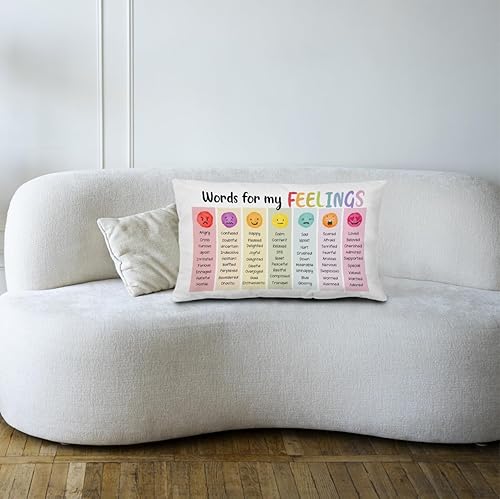 Miniatura 2 de Almohadas de esquina calmantes, almohadas decorativas de habitación de niñas, almohada de ruedas emocionales, fundas de almohada de sensación de 12