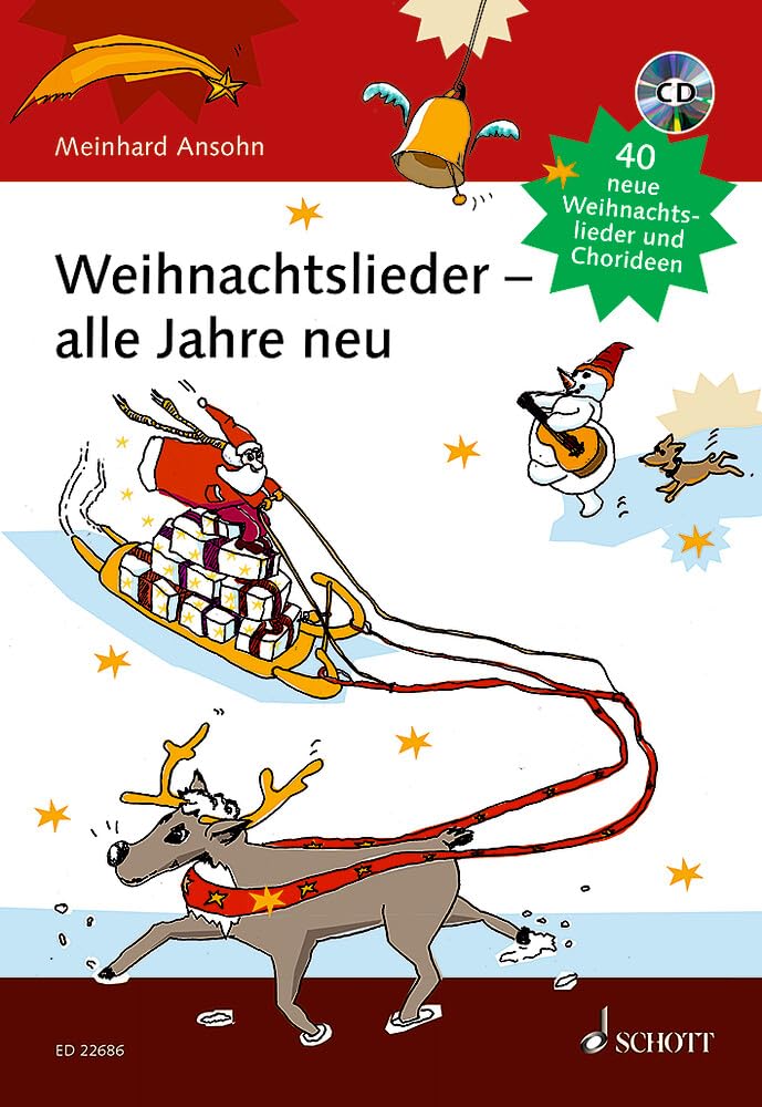Le livre Weihnachtslieder avec CD pour apprendre les chants