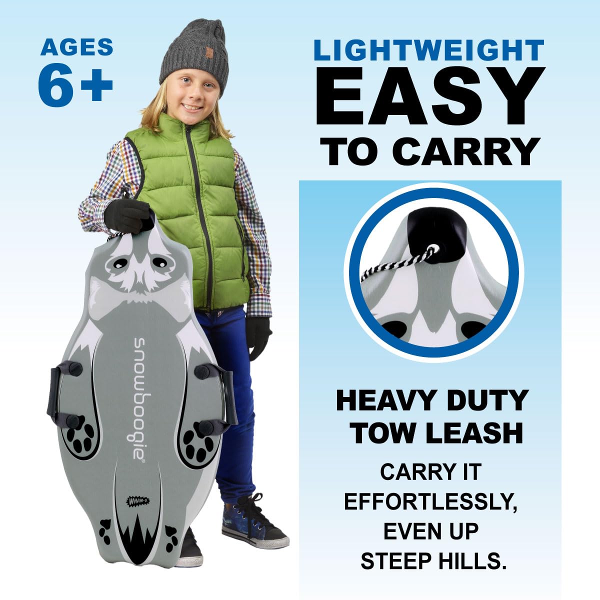 Amazon.co.jp: Snowboogie Wham-O 動物そり 36インチ | シングル