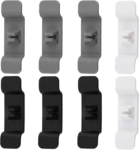 Miniatura 7 de Organizador de cables para electrodomésticos de cocina, 8 unidades de soporte de cable para electrodomésticos, envoltura de cable para