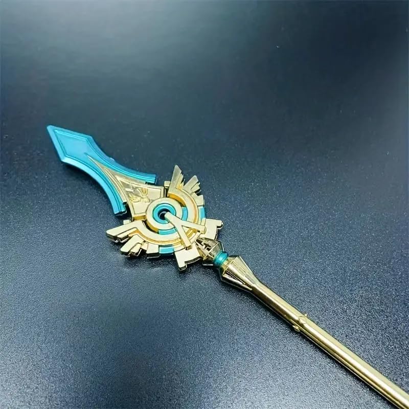 Image of THE MEN THING SKYWARD SPINE - Genshin Impact Anime Keychain | Game Xiao Cosplay Alloy Weapon Keychain for Men & Boy