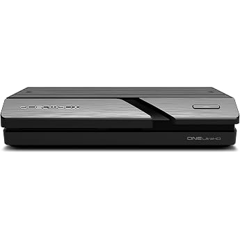 Dreambox One Ultra HD 2X DVB-S2X Multistream Tuner (4K, 2160p, E2 Linux, Dual WiFi H.265, HEVC)