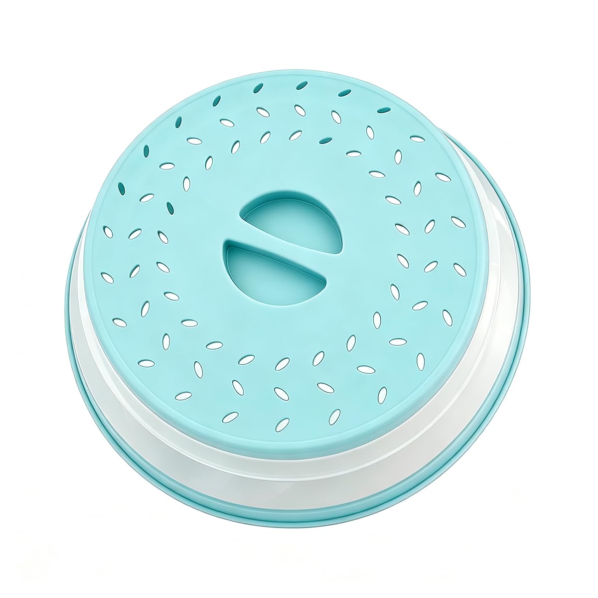 Collapsible Microwave Splatter Cover (10.5 IN,Sky blue)