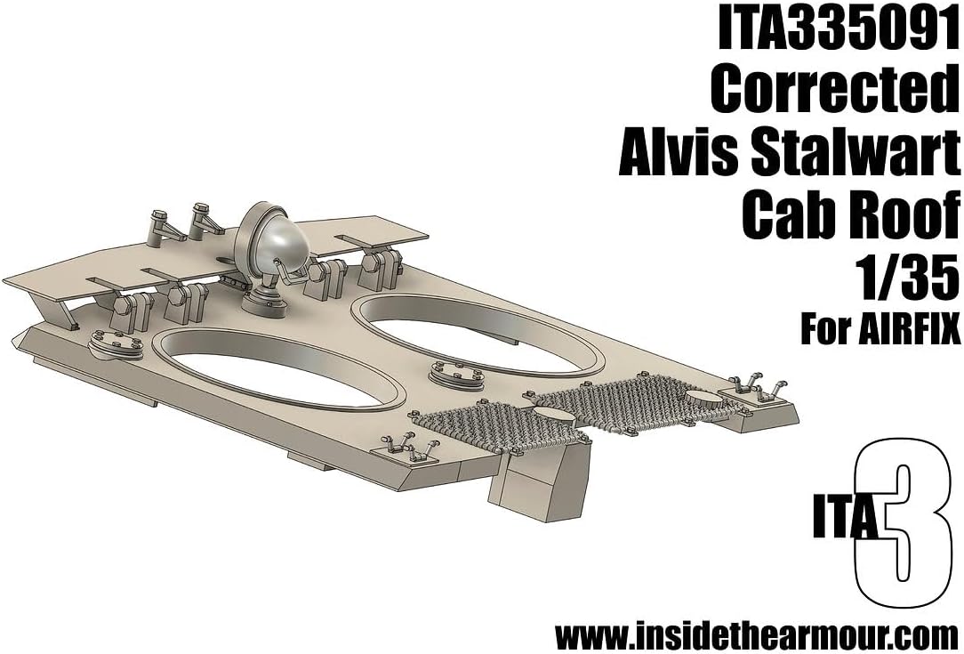 Inside the Armor ITA335091 1/35 Stalwart Corrected Cab Roof for Airfix Dummy resun kit/Replica