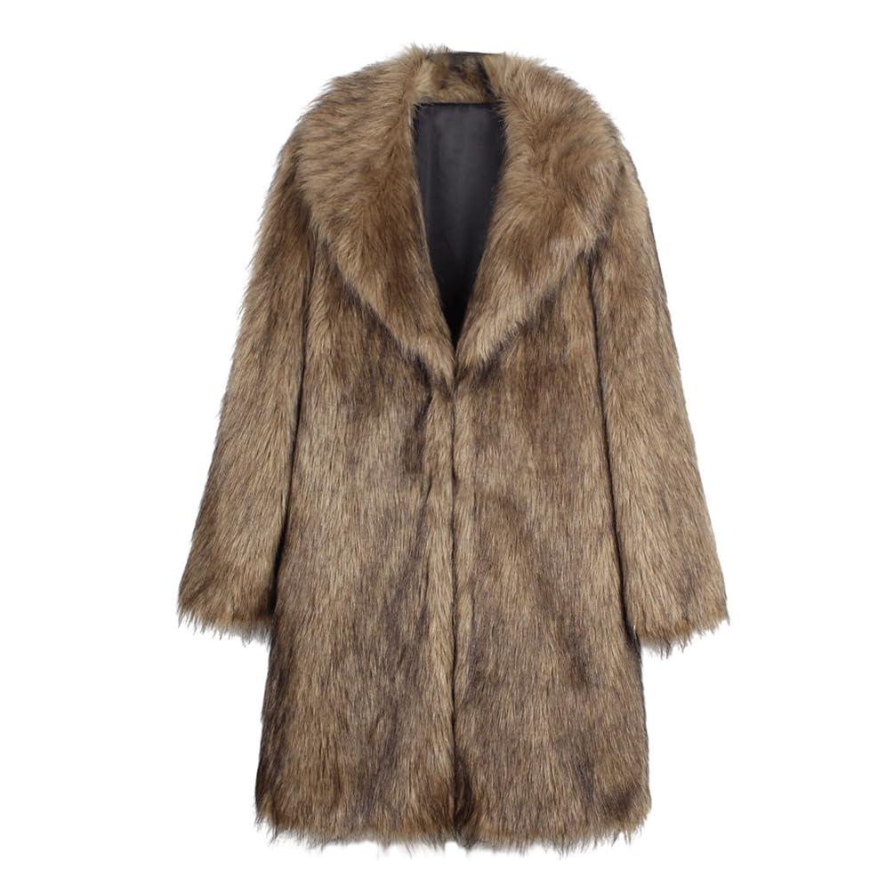 Manteau Court En Fausse Fourrure Pour Femme - Chaud, Élégant, Pour Automne Et Hiver - 2