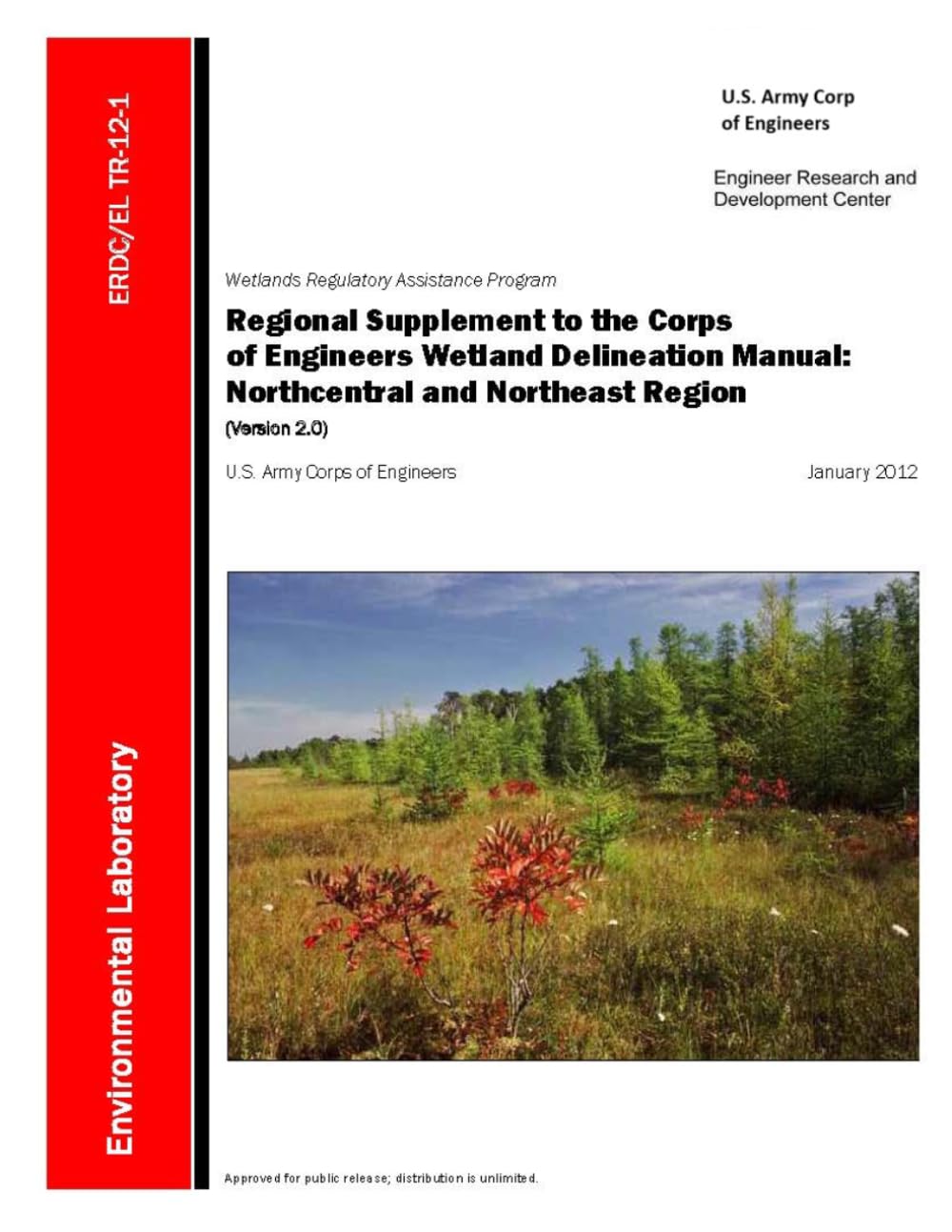 Regional Supplement to the Corps of Engineers Wetland Delineation Manual: Northcentral and Northeast Region (Version 2.0)