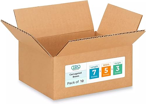 Miniatura 249 de Cajas para envío IDL Packaging - B-1266-5 de cartón corrugado, tamaño pequeño, de 12 pulgadas de largo x 6 pulgadas de ancho x 6 pulgadas de alto