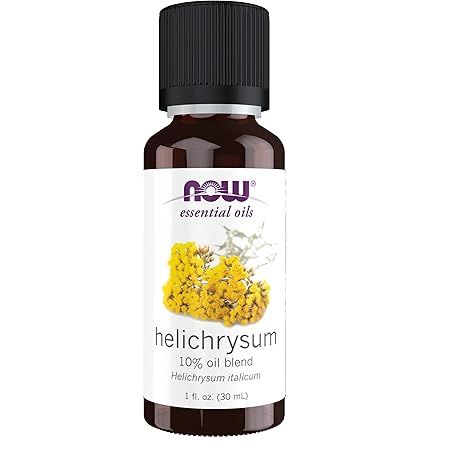 NOW Essential Oils, Helichrysum Oil Blend, Soothing Aromatherapy Scent, Steam Distilled, 100% Pure, Vegan, Child Resistant Cap, 1-Ounce